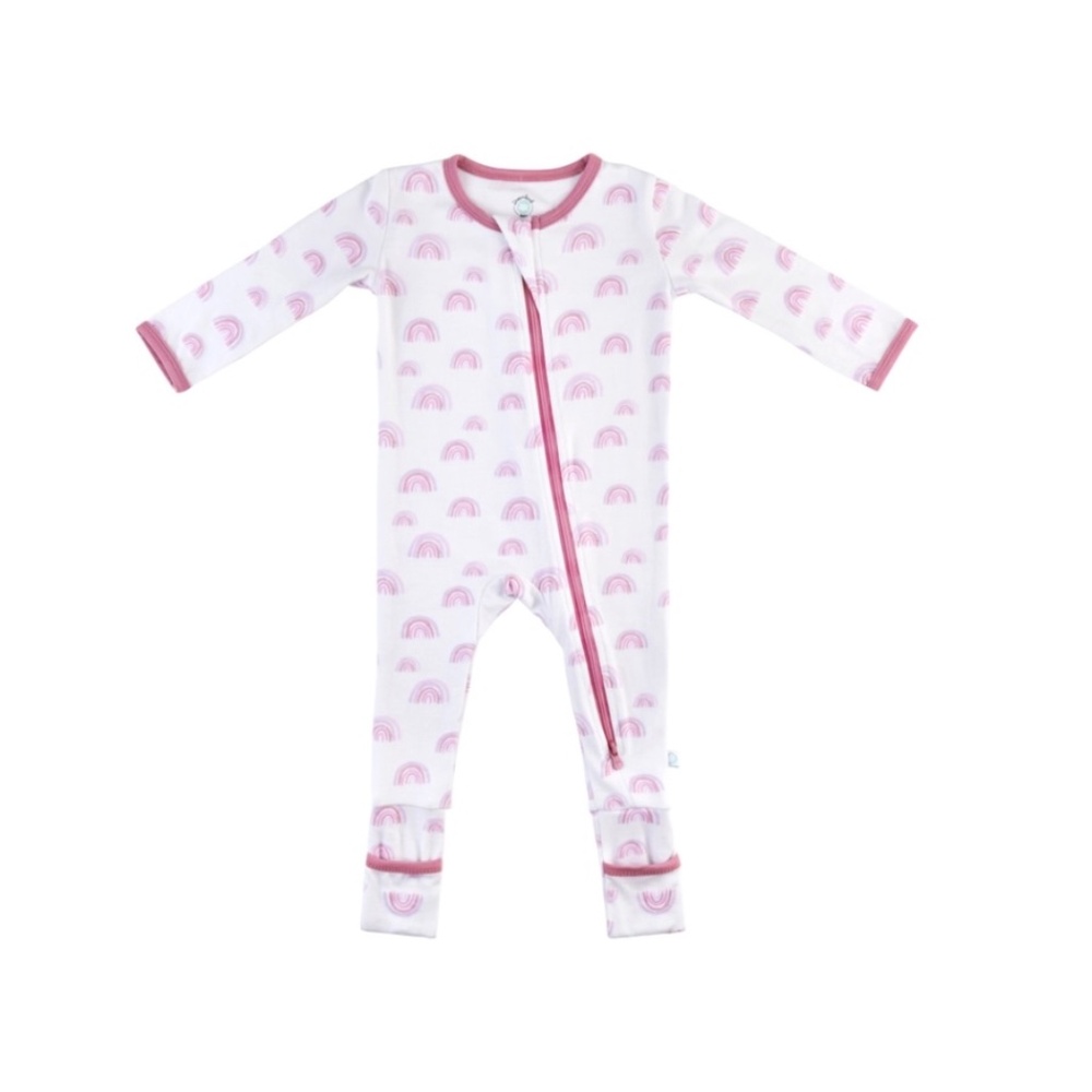 Dreamland Bamboo Pajamas - Pink Rainbow